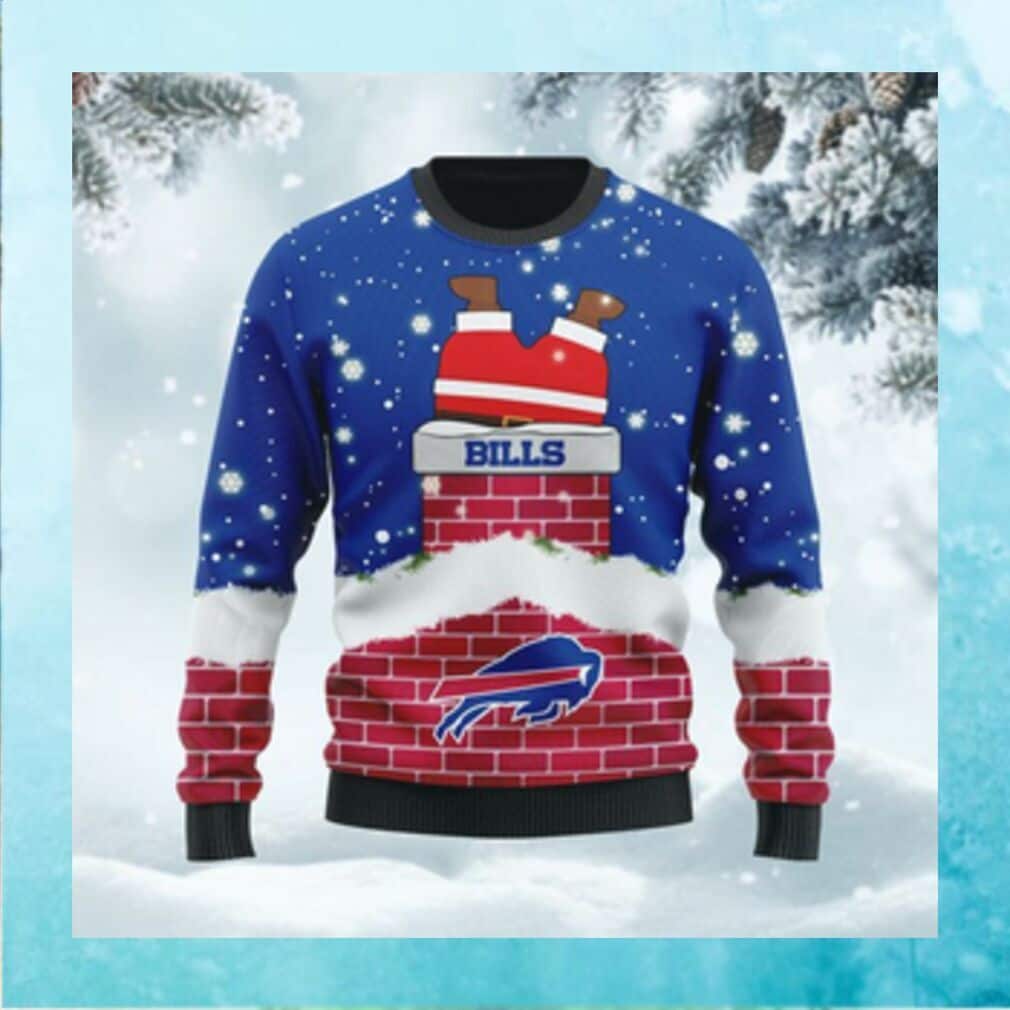 NFL Buffalo Bills Ugly Christmas Sweater Custom Name NFL Buffalo Bills Ugly Christmas Sweater Custom Name