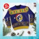 NFL Baltimore Ravens Ugly Christmas Sweater Grateful Dead Skull And Bears Custom Name