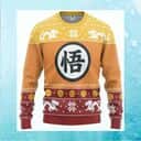 Goku Dragon Ball Z Ugly Christmas Sweater Snowflakes Goku Dragon Ball Z Ugly Christmas Sweater Snowflakes