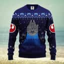 Navy Blue Star Wars Ugly Christmas Sweater Winter Gift Navy Blue Star Wars Ugly Christmas Sweater Winter Gift