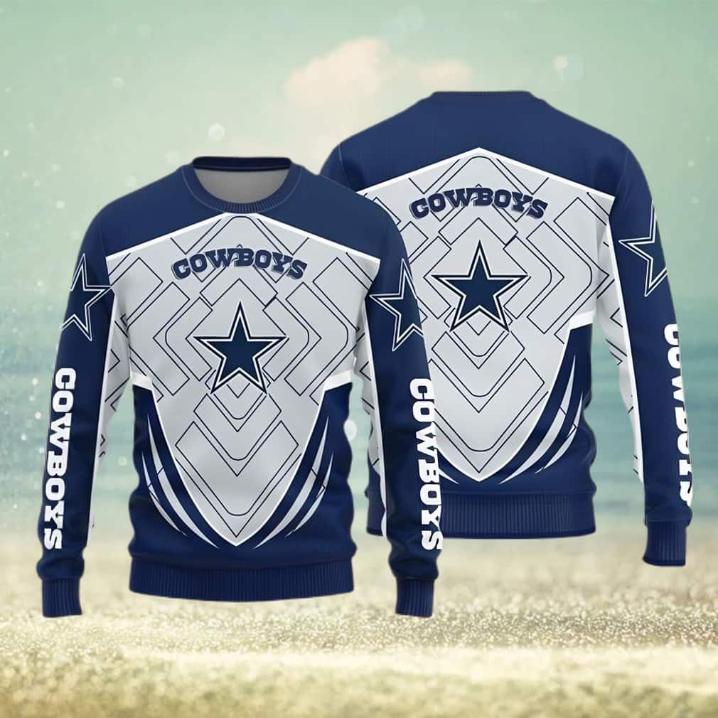NFL Dallas Cowboys Ugly Christmas Sweater Winter Gift NFL Dallas Cowboys Ugly Christmas Sweater Winter Gift