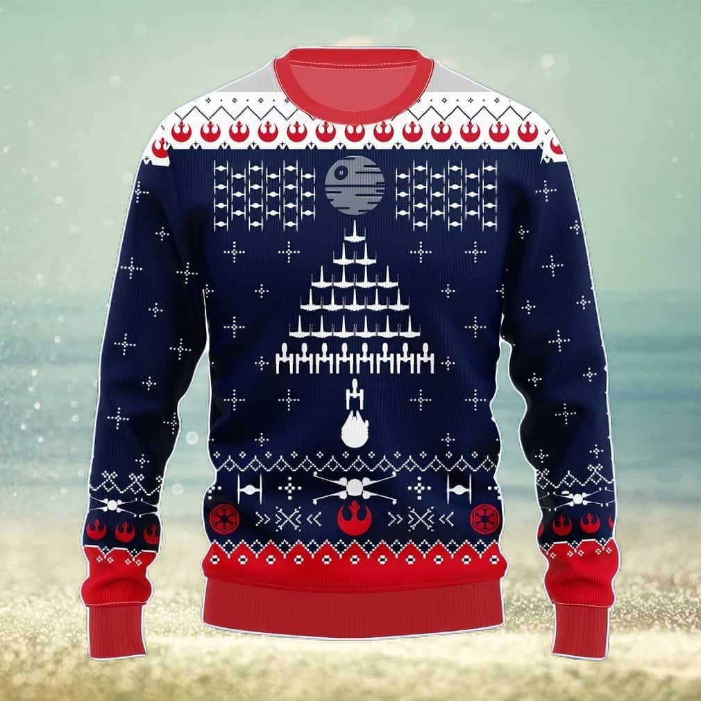 Star Wars Ugly Christmas Sweater Xmas Gift Star Wars Ugly Christmas Sweater Xmas Gift