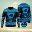 Black Blue NFL Carolina Panthers Ugly Christmas Sweater Custom Name Black Blue NFL Carolina Panthers Ugly Christmas Sweater Custom Name