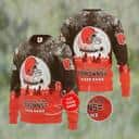 NFL Cleveland Browns Ugly Christmas Sweater Custom Name NFL Cleveland Browns Ugly Christmas Sweater Custom Name
