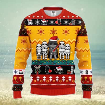 Darth Vader Stormtroopers Star Wars Ugly Christmas Sweater Xmas Gift
