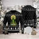 Funny Grinch Belvedere Vodka Ugly Christmas Sweater Snowflake