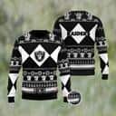 Black NFL Las Vegas Raiders Ugly Christmas Sweater Black NFL Las Vegas Raiders Ugly Christmas Sweater