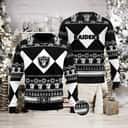 Black NFL Las Vegas Raiders Ugly Christmas Sweater Black NFL Las Vegas Raiders Ugly Christmas Sweater