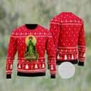 Red Grinch Bacardi Rum Ugly Christmas Sweater Red Grinch Bacardi Rum Ugly Christmas Sweater
