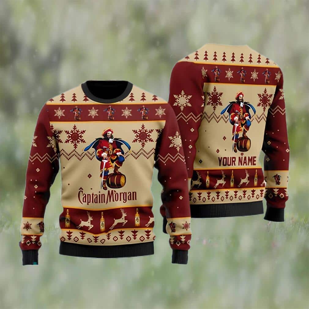 Captain Morgan Rum Ugly Christmas Sweater Winter Gift Captain Morgan Rum Ugly Christmas Sweater Winter Gift