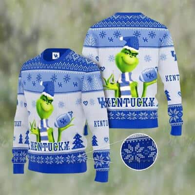 Funny Grich Kentucky Ugly Christmas Sweater Snowflake Pattern