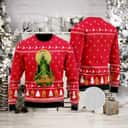 Red Grinch Fireball Whisky Ugly Christmas Sweater Red Grinch Fireball Whisky Ugly Christmas Sweater