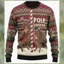 Funny Grinch Folgers Ugly Christmas Sweater Pole Dance