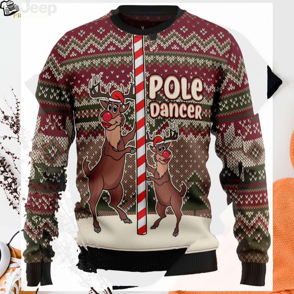 Funny Grinch Folgers Ugly Christmas Sweater Pole Dance Funny Grinch Folgers Ugly Christmas Sweater Pole Dance
