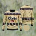 Coors Banquet Ugly Christmas Sweater Snowflake Pattern Coors Banquet Ugly Christmas Sweater Snowflake Pattern