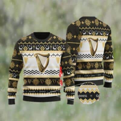 Modern Guinness Ugly Christmas Sweater Xmas Gift