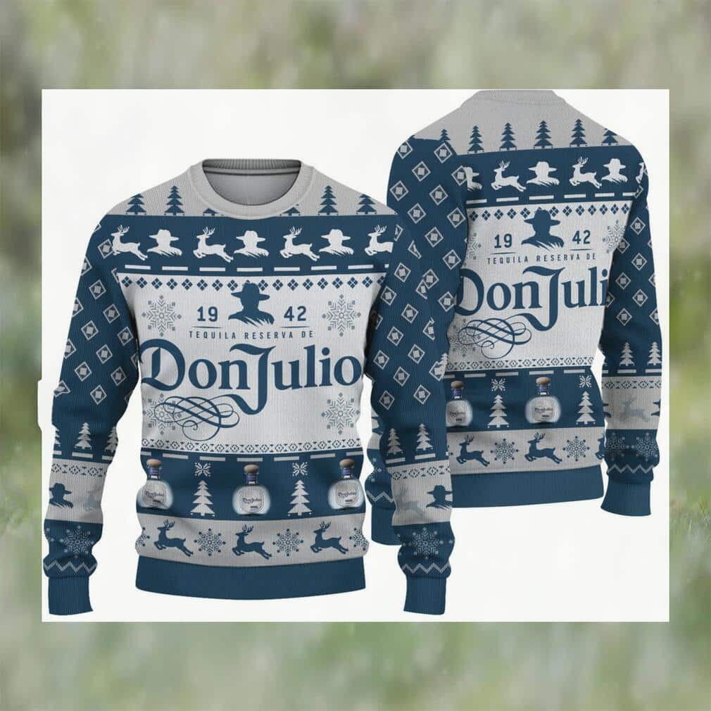 Don Julio Tequila Ugly Christmas Sweater Xmas Pattern Don Julio Tequila Ugly Christmas Sweater Xmas Pattern