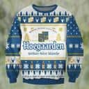 Hoegaarden Beer Ugly Christmas Sweater Reindeer Snowflake Hoegaarden Beer Ugly Christmas Sweater Reindeer Snowflake