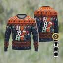 NFL Chicago Bears Ugly Christmas Sweater Ho Ho Ho Custom Name NFL Chicago Bears Ugly Christmas Sweater Ho Ho Ho Custom Name