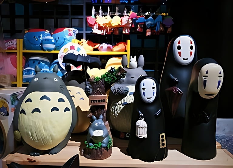 Bangkok, Thailand - July 5, 2019 : Totoro, Cartoon Character, Display Decoration, Siam Square Shopping Mall, Pathumwan District, Bangkok, Bangkok, Thailand - July 5, 2019 : Totoro, Cartoon Character, Display Decoration, Siam Square Shopping Mall, Pathumwan District, Bangkok,