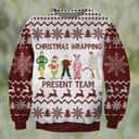 Funny Grinch Ugly Christmas Sweater Christmas Wrapping Present Team Funny Grinch Ugly Christmas Sweater Christmas Wrapping Present Team