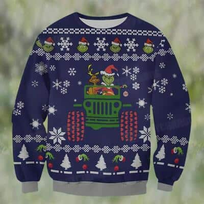 Funny Grinch & Dog Ugly Christmas Sweater