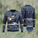 Blue Mickey Mouse NFL Seattle Seahawks Ugly Christmas Sweater