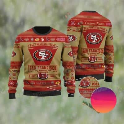 NFL San Francisco 49ers Ugly Christmas Sweater Winter Gift
