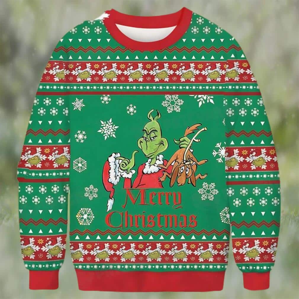 Max Grinch Dog Ugly Christmas Sweater Merry Christmas Max Grinch Dog Ugly Christmas Sweater Merry Christmas
