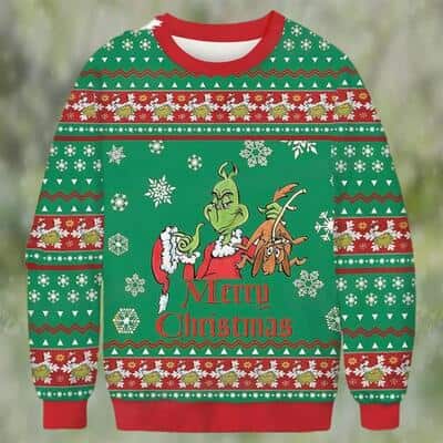 Max Grinch Dog Ugly Christmas Sweater Merry Christmas