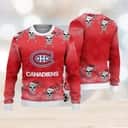Red White NHL Montreal Canadiens Ugly Christmas Sweater Red White NHL Montreal Canadiens Ugly Christmas Sweater