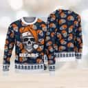 NFL Chicago Bears Ugly Christmas Sweater Skull Outwear