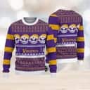 NFL Minnesota Vikings Ugly Christmas Sweater Reindeer Pattern