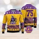 NFL Minnesota Vikings Ugly Christmas Sweater Custom Name And Number
