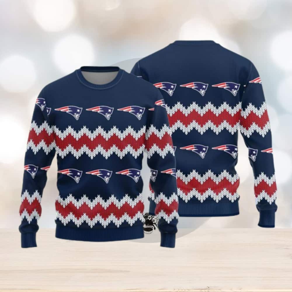 Midnight NFL New England Patriots Ugly Christmas Sweater Midnight NFL New England Patriots Ugly Christmas Sweater