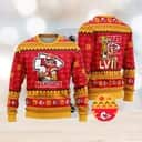 NFL Kansas City Chiefs Ugly Christmas Sweater Champions Super Bowl LVII
