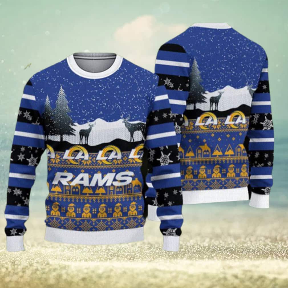 NFL Los Angeles Rams Ugly Christmas Sweater Xmas Pattern NFL Los Angeles Rams Ugly Christmas Sweater Xmas Pattern