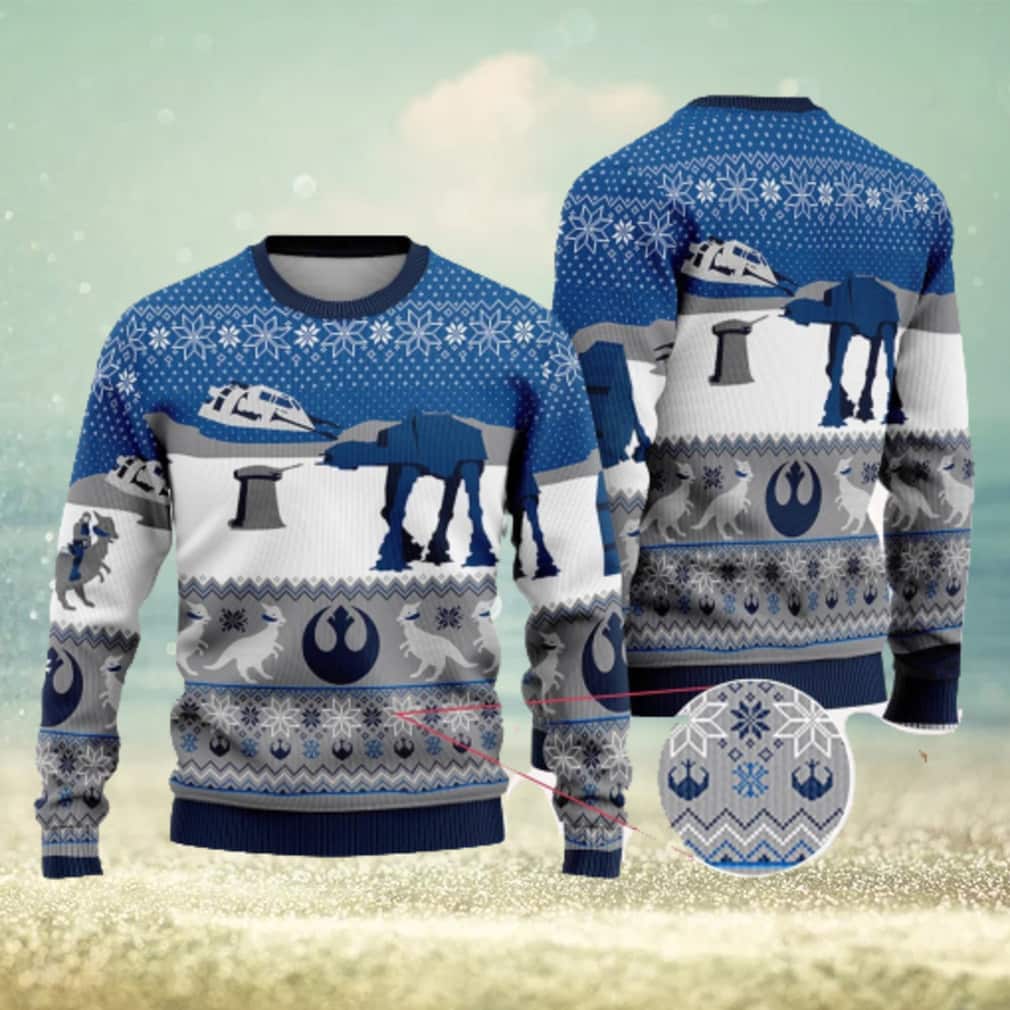 Star Wars Ugly Christmas Sweater Battle Of Hoth Star Wars Ugly Christmas Sweater Battle Of Hoth