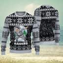 NFL Las Vegas Raiders Ugly Christmas Sweater Dabbing Santa