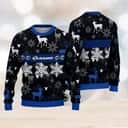 NFL Los Angeles Rams Ugly Christmas Sweater Reindeer Snowflake