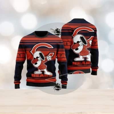 Snoopy NFL Chicago Bears Ugly Christmas Sweater