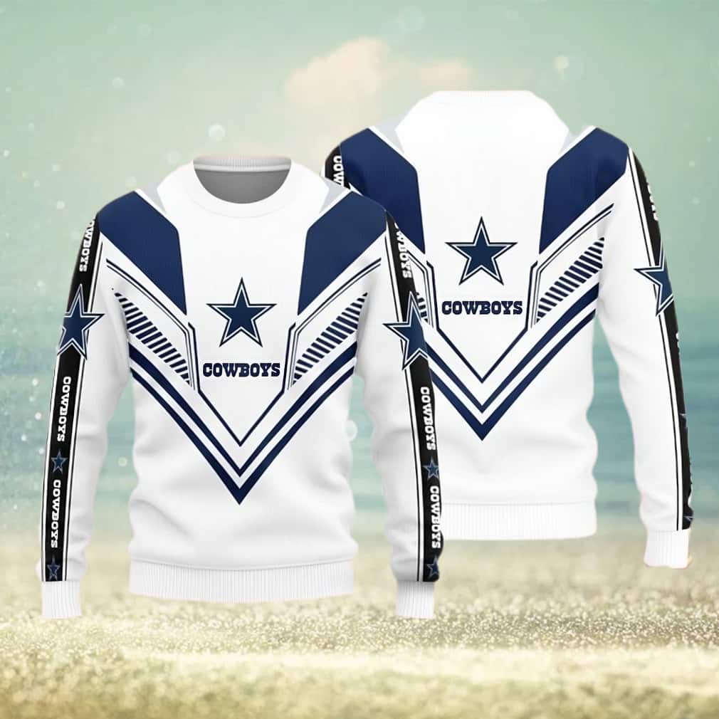 Basic NFL Dallas Cowboys Ugly Christmas Sweater Basic NFL Dallas Cowboys Ugly Christmas Sweater