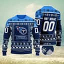NFL Tennessee Titans Ugly Christmas Sweater Custom Name And Number NFL Tennessee Titans Ugly Christmas Sweater Custom Name And Number