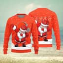 NFL Cleveland Browns Ugly Christmas Sweater Dab Santa NFL Cleveland Browns Ugly Christmas Sweater Dab Santa