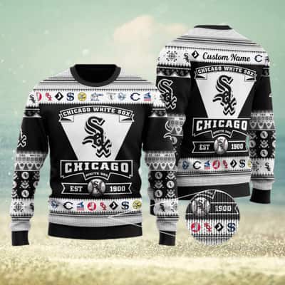 MLB Chicago White Sox Ugly Christmas Sweater Custom Name