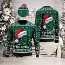 NCAA Oregon Ducks Ugly Christmas Sweater Santa Claus Custom Name