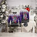 NCAA Kansas State Wildcats Ugly Christmas Sweater Ho Ho Ho