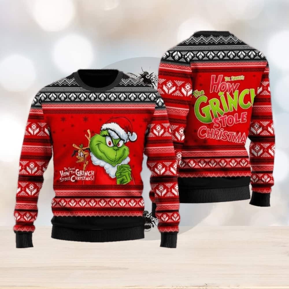 Funny Grinch Dr Seuss Ugly Christmas Sweater How Grinch Stole Christmas Funny Grinch Dr Seuss Ugly Christmas Sweater How Grinch Stole Christmas