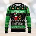 Grinch Ugly Christmas Sweater Buckle Up Buttercup I Have Anger Issues Grinch Ugly Christmas Sweater Buckle Up Buttercup I Have Anger Issues