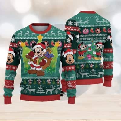 Disney Mickey And Friends Ugly Christmas Sweater Reindeer Disney Mickey And Friends Ugly Christmas Sweater Reindeer